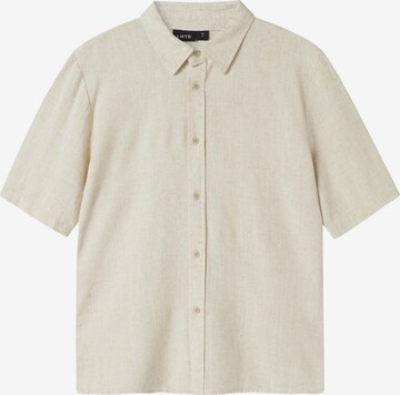 Camicia di LMTD in beige: frontale