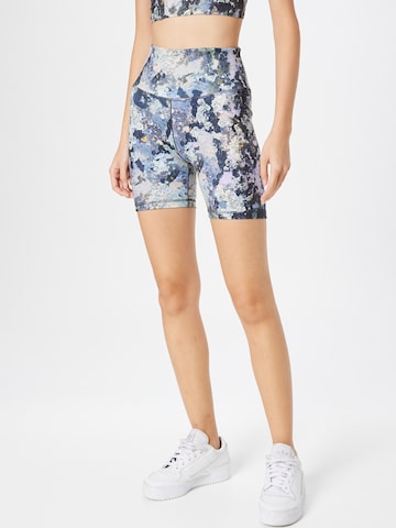 ADIDAS SPORTSWEAR Skinny Sportshorts in Blau: predná strana