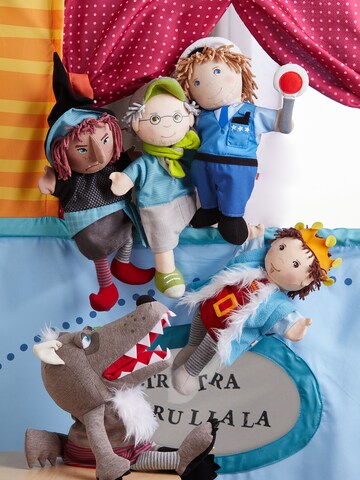 HABA Stuffed animals ' Wolf Grisbert, 37 cm ' in Grey