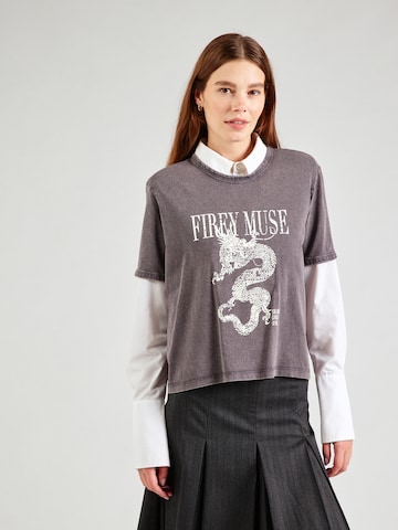 JDY Shirt in Grey: front