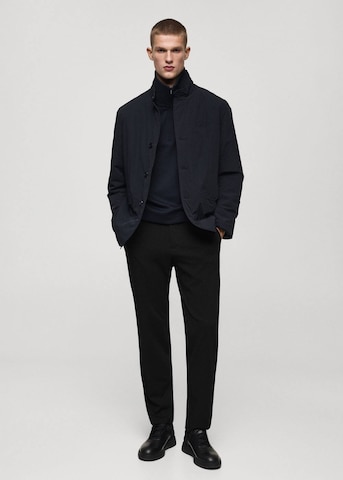 MANGO MAN Regular Pants 'Polen' in Black