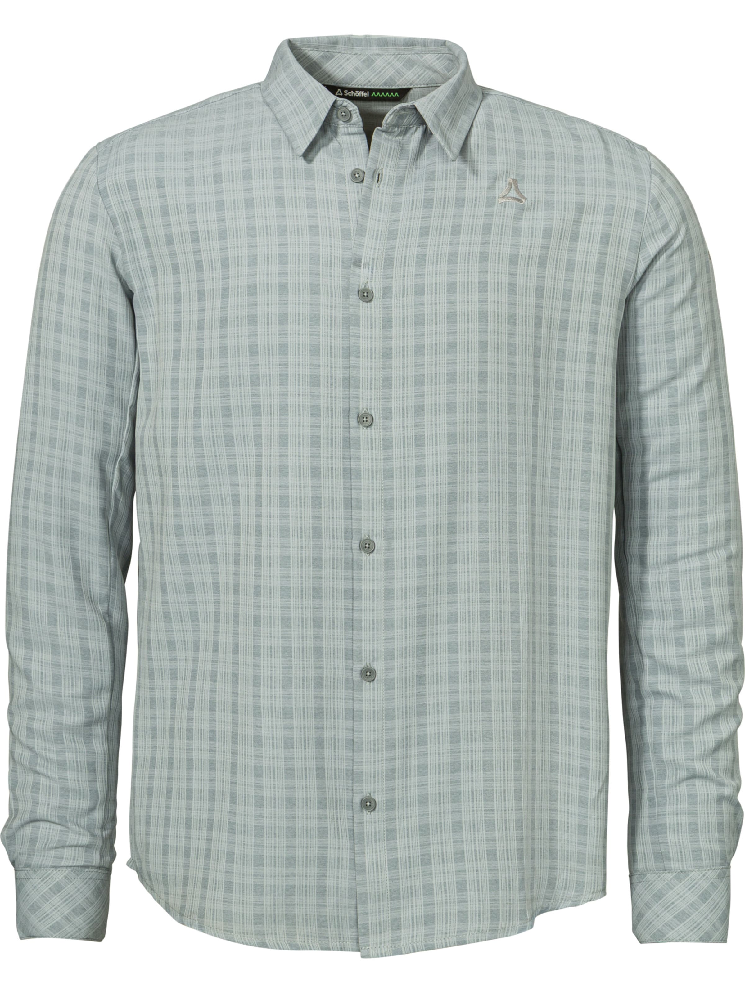 Chemise fonctionnelle Schöffel en gris : devant