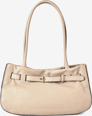 Borsa a spalla 'Jill' di ABRO in beige: frontale