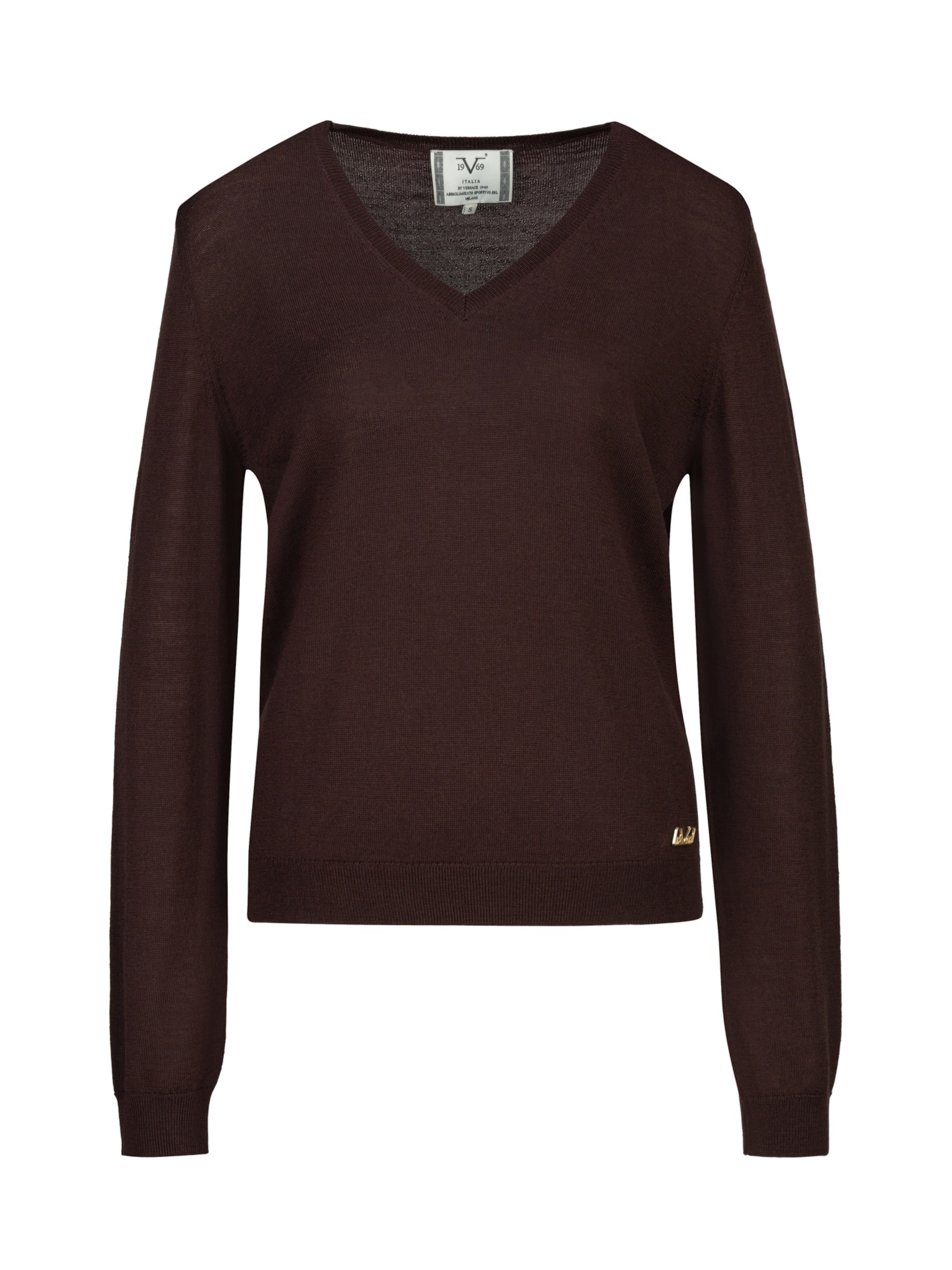 19V69 ITALIA Pullover 'Lusia' in Braun: Vorderseite