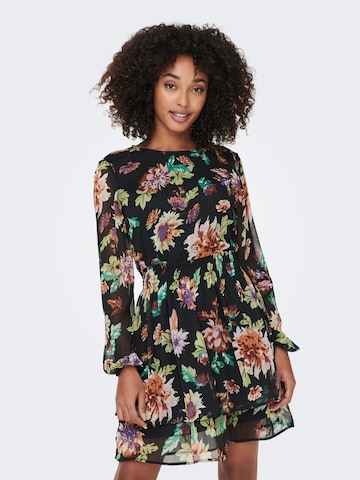 Robe 'JAMILA' ONLY en noir : devant