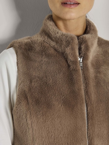 Gilet MADELEINE en marron