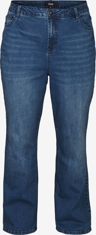 Zizzi Jeans 'STRAIGHT' in Blue: front