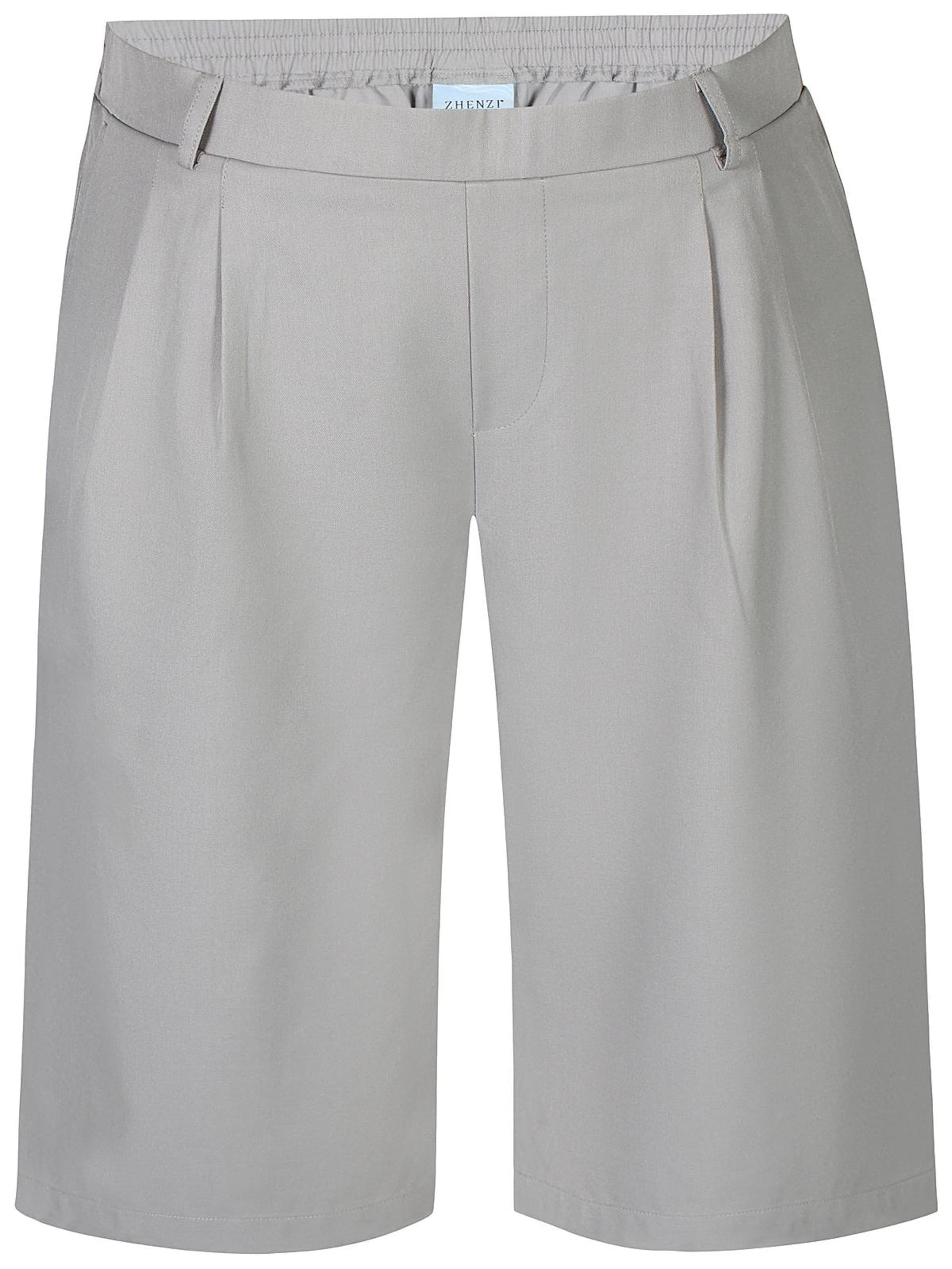 Zhenzi Loosefit Broek 'Hanna 323' in Grijs: voorkant