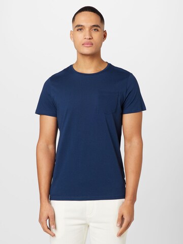 BLEND Koszulka w kolorze niebieski: przód