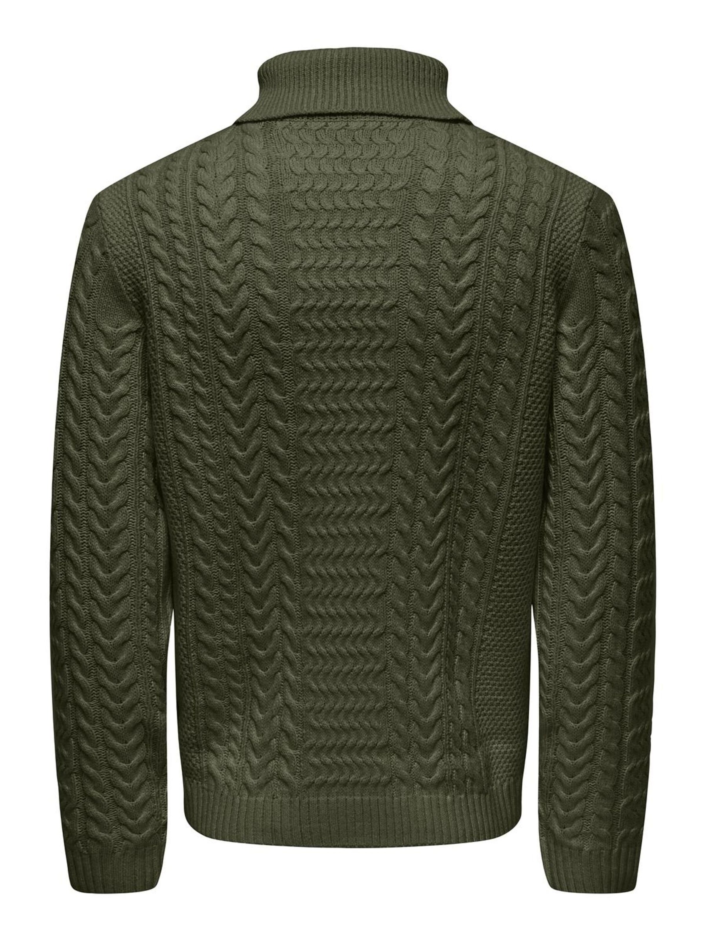 Only & Sons Pullover 'FLETCHER' in Grün