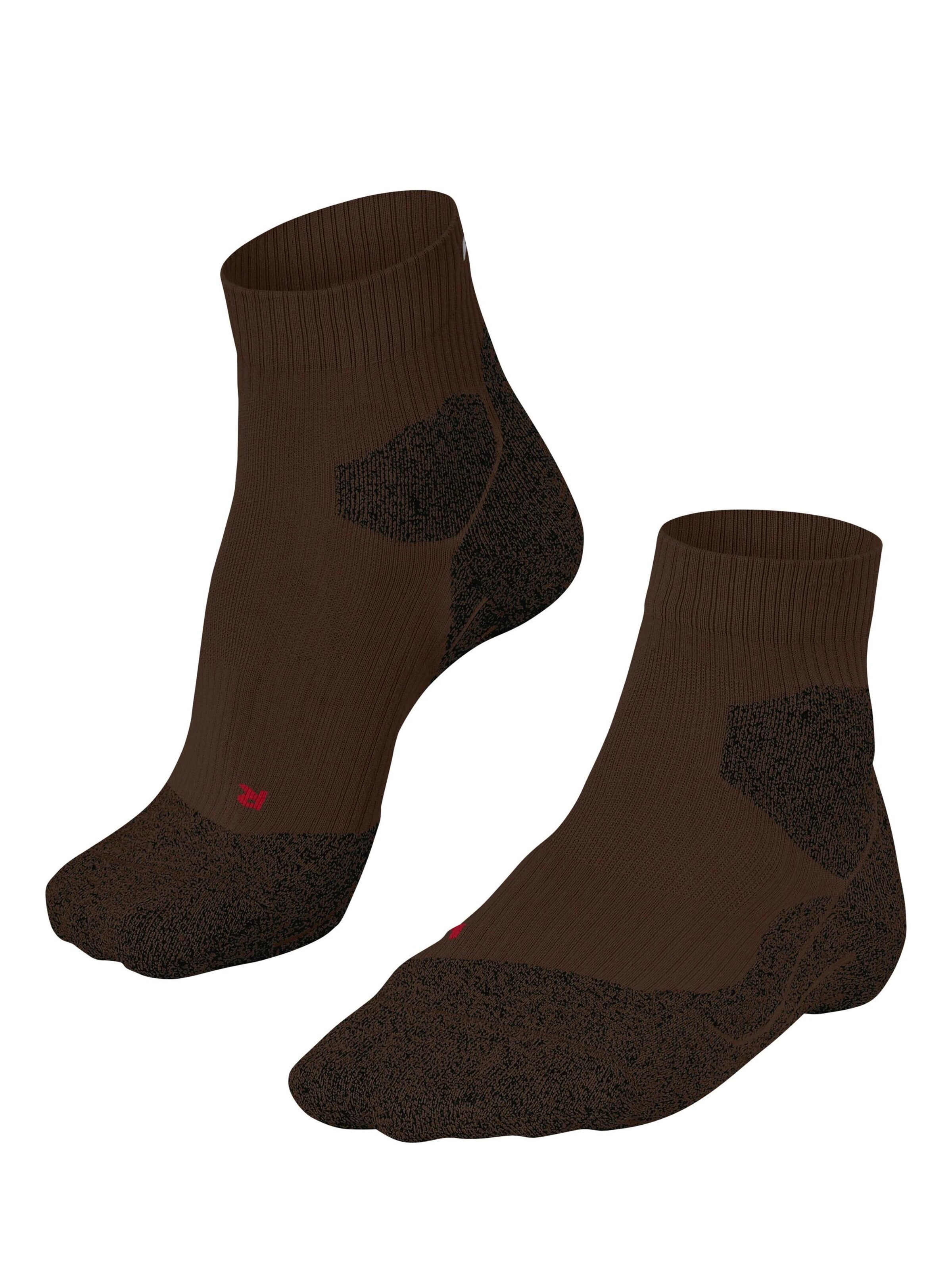 FALKE Athletic Socks 'RU Trail' in Brown: front