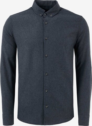 Buratti Regular fit Button Up Shirt in Blue: front