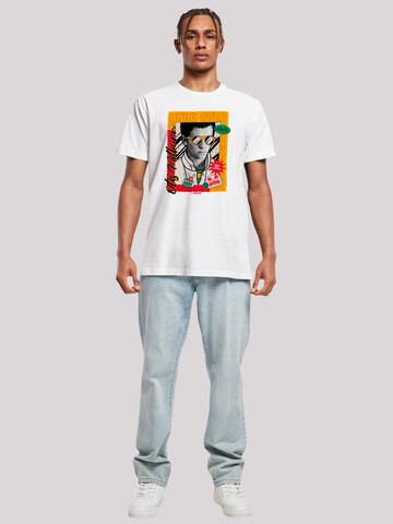 T-Shirt 'Sex Education Otis Hung Over Collage Netflix TV Series' F4NT4STIC en blanc