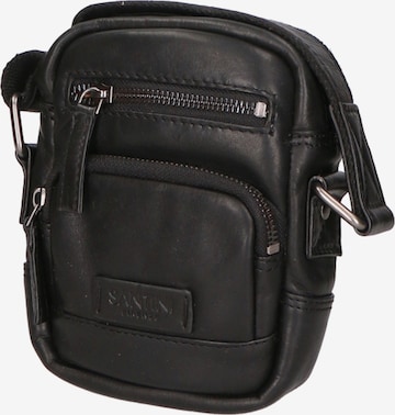 Santini Firenze Schoudertas in Zwart: voorkant