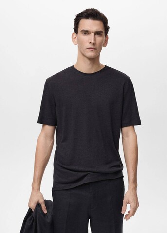 MANGO MAN T-shirt 'Liman' in Schwarz: Vorderseite