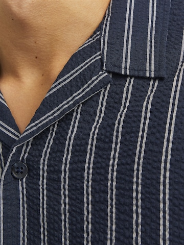 Comfort fit Camicia 'Easter Palma' di JACK & JONES in blu