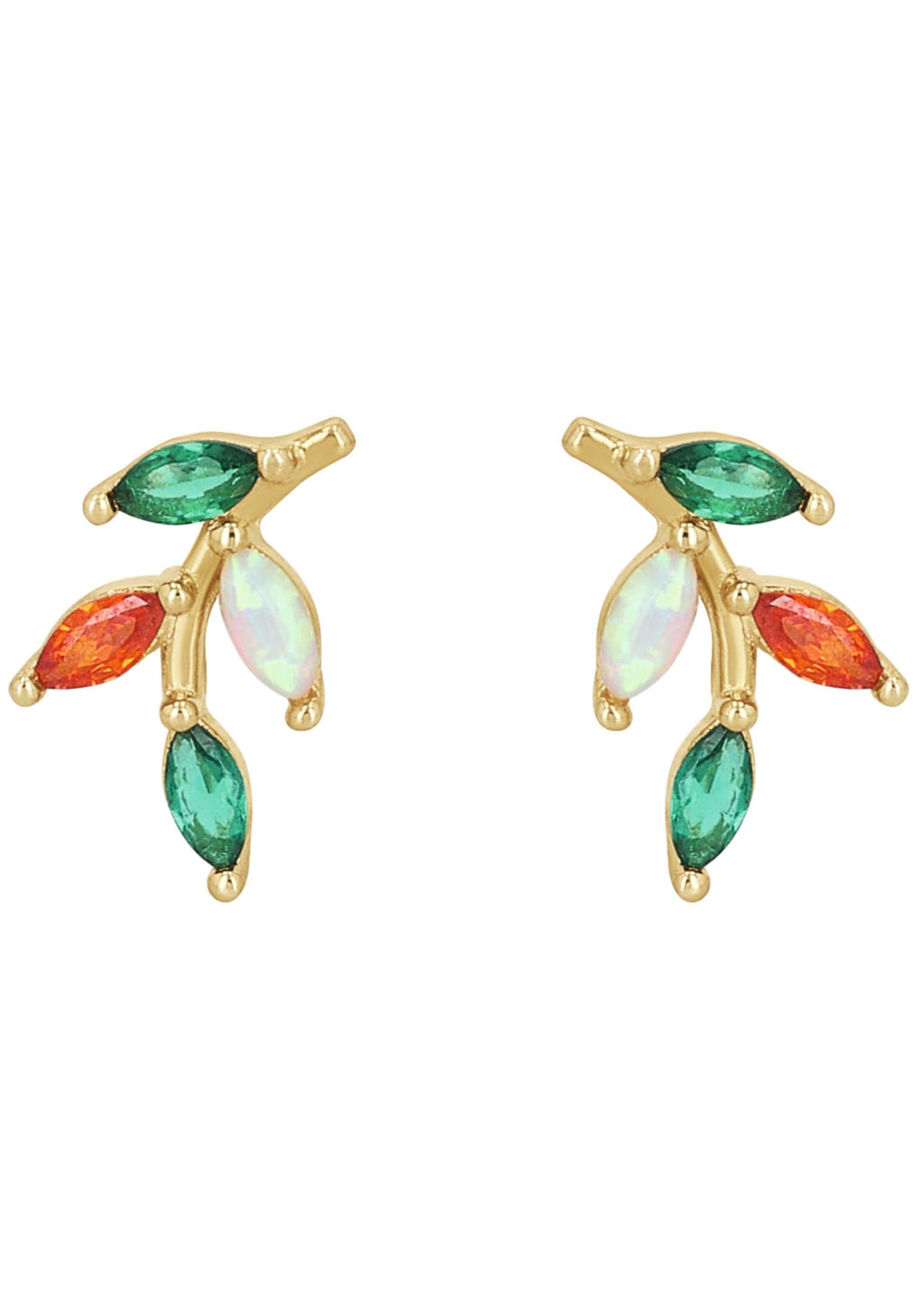 AMOR Ohrringe in Gold: Vorderseite