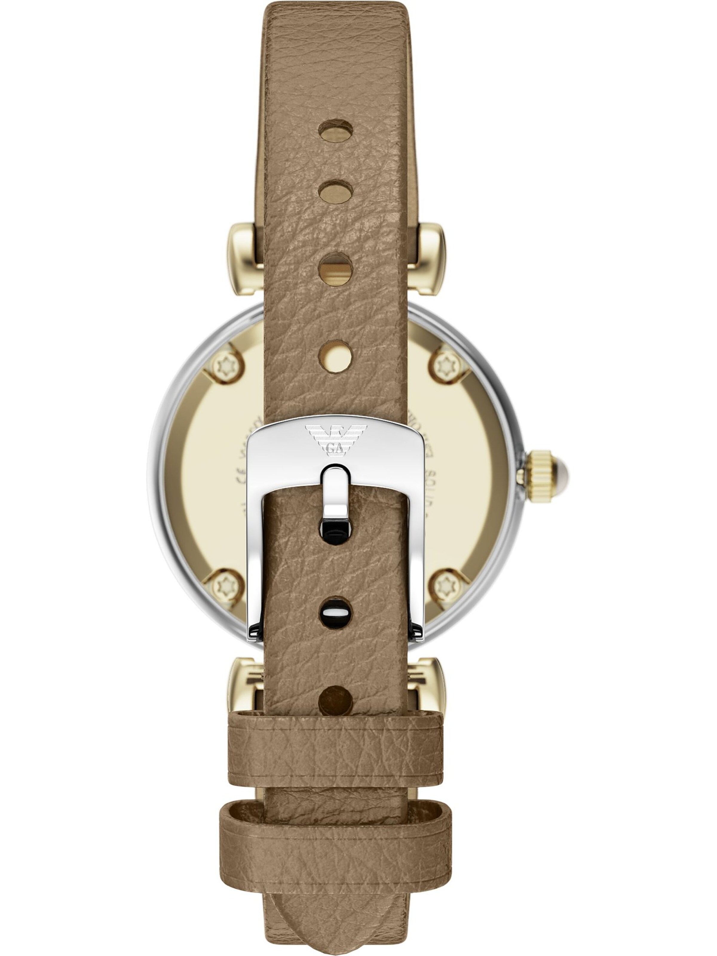 Emporio Armani Analog watch in Beige