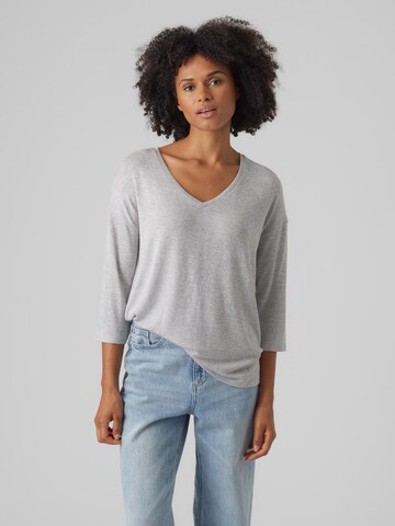 VERO MODA Sweater 'BRIANNA' in Grey: front