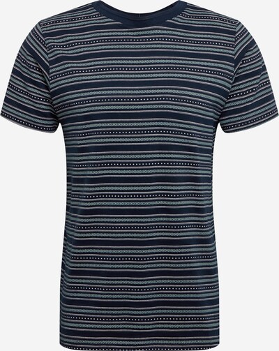 Hailys Men T-Shirt 'Max' en bleu nuit / opal / blanc, Vue avec produit