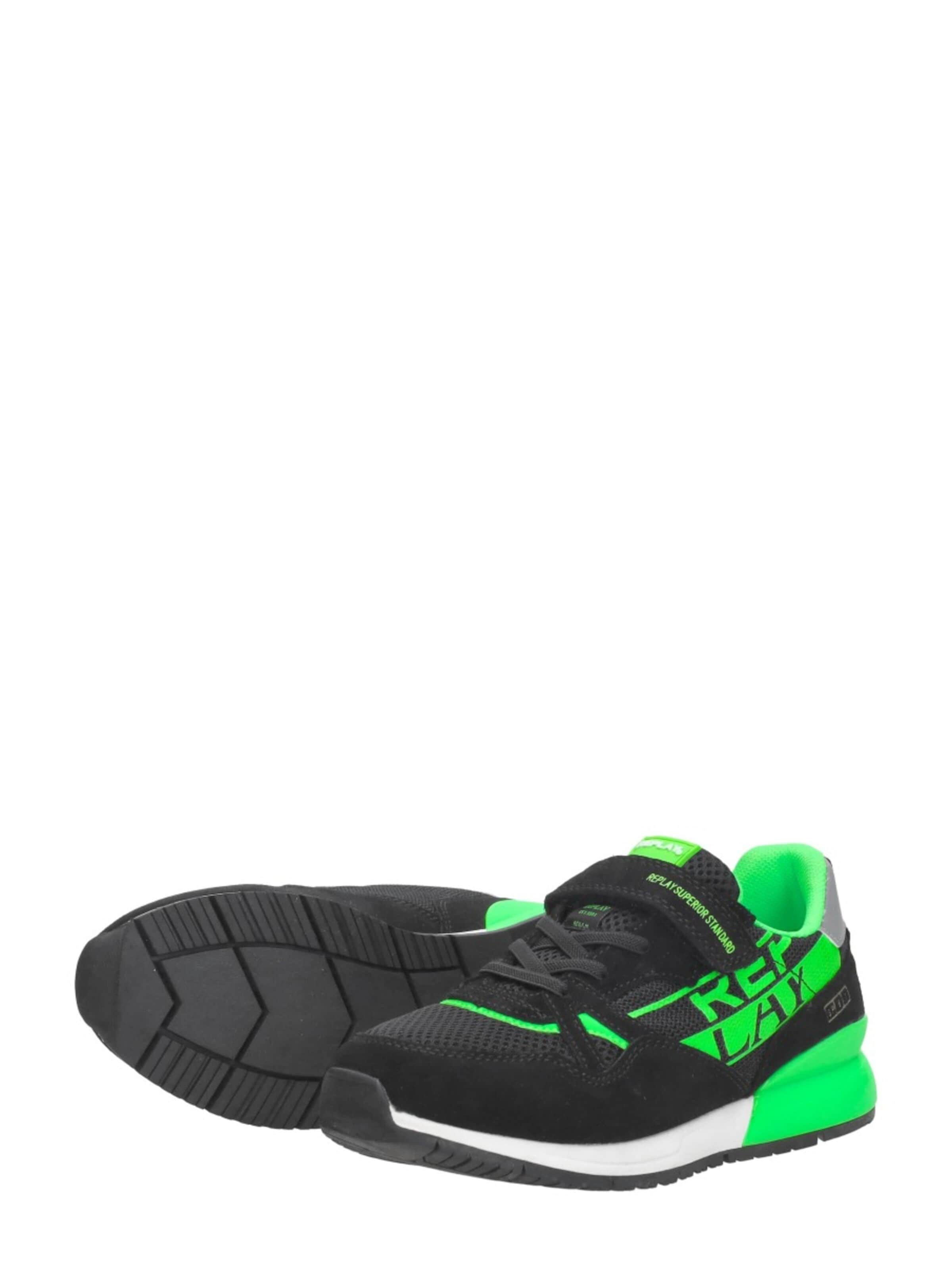 REPLAY Sneakers 'Shoot JR 11' in Zwart