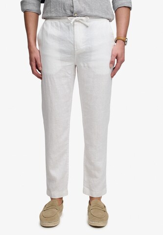 Regular Pantalon 'Premium Essentials' Superdry & Co en blanc : devant