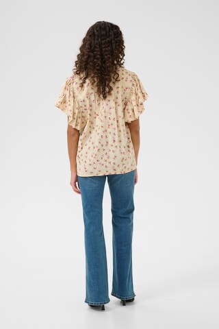 CULTURE Bluse 'puglia' in Beige