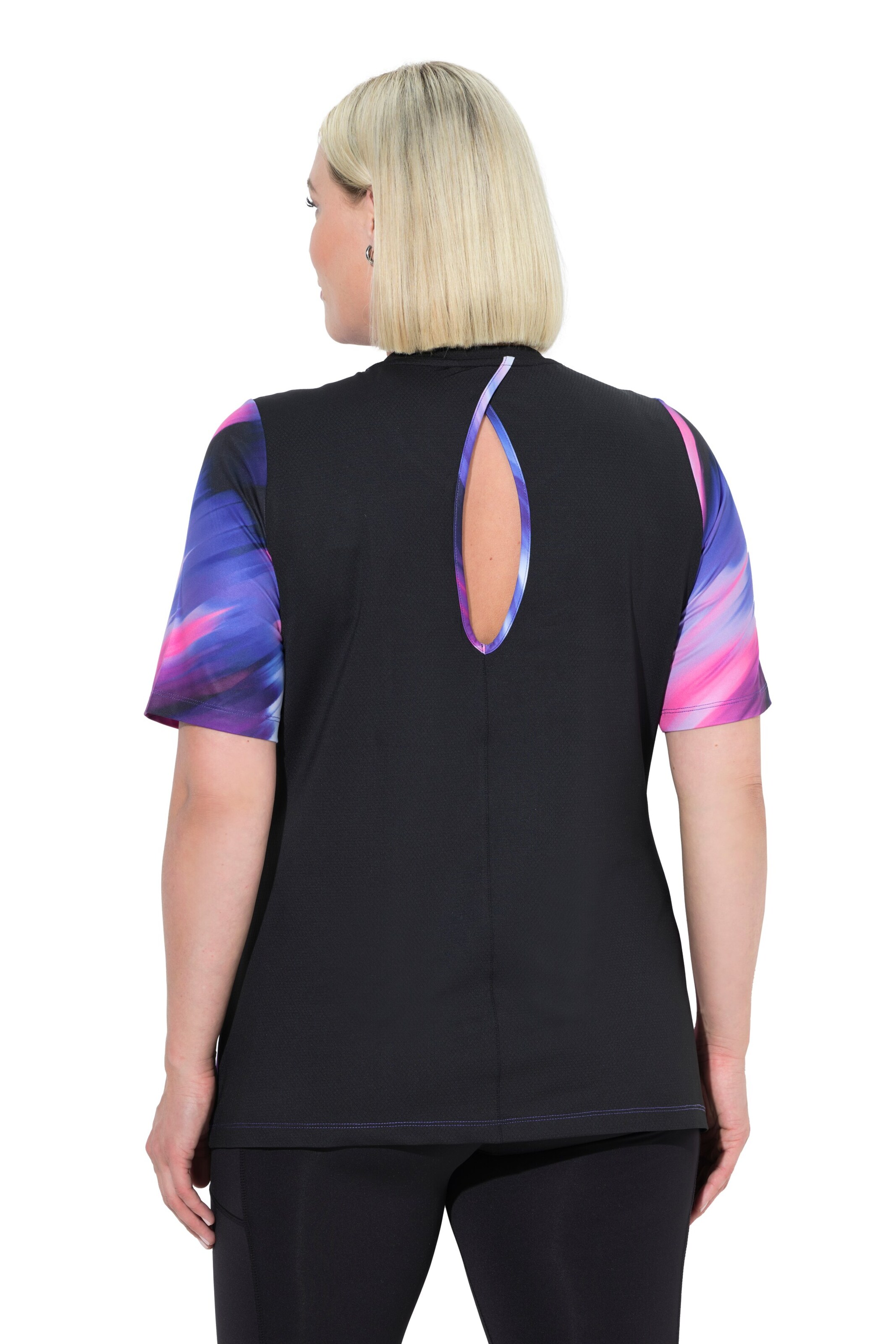 T-shirt Ulla Popken en noir