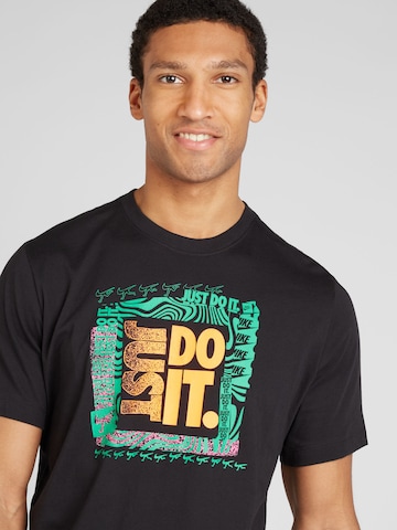 Nike Sportswear T-Shirt 'BRANDRIFF' in Schwarz