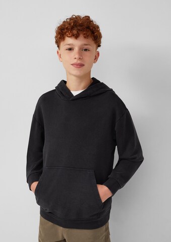 s.Oliver Sweatshirt in Black: front