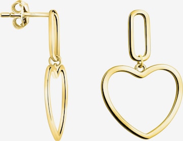 Sofia Milani Ohrringe 'Heart' in Gold: Vorderseite