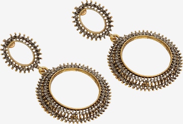 juoda SOHI Auskarai: priekis