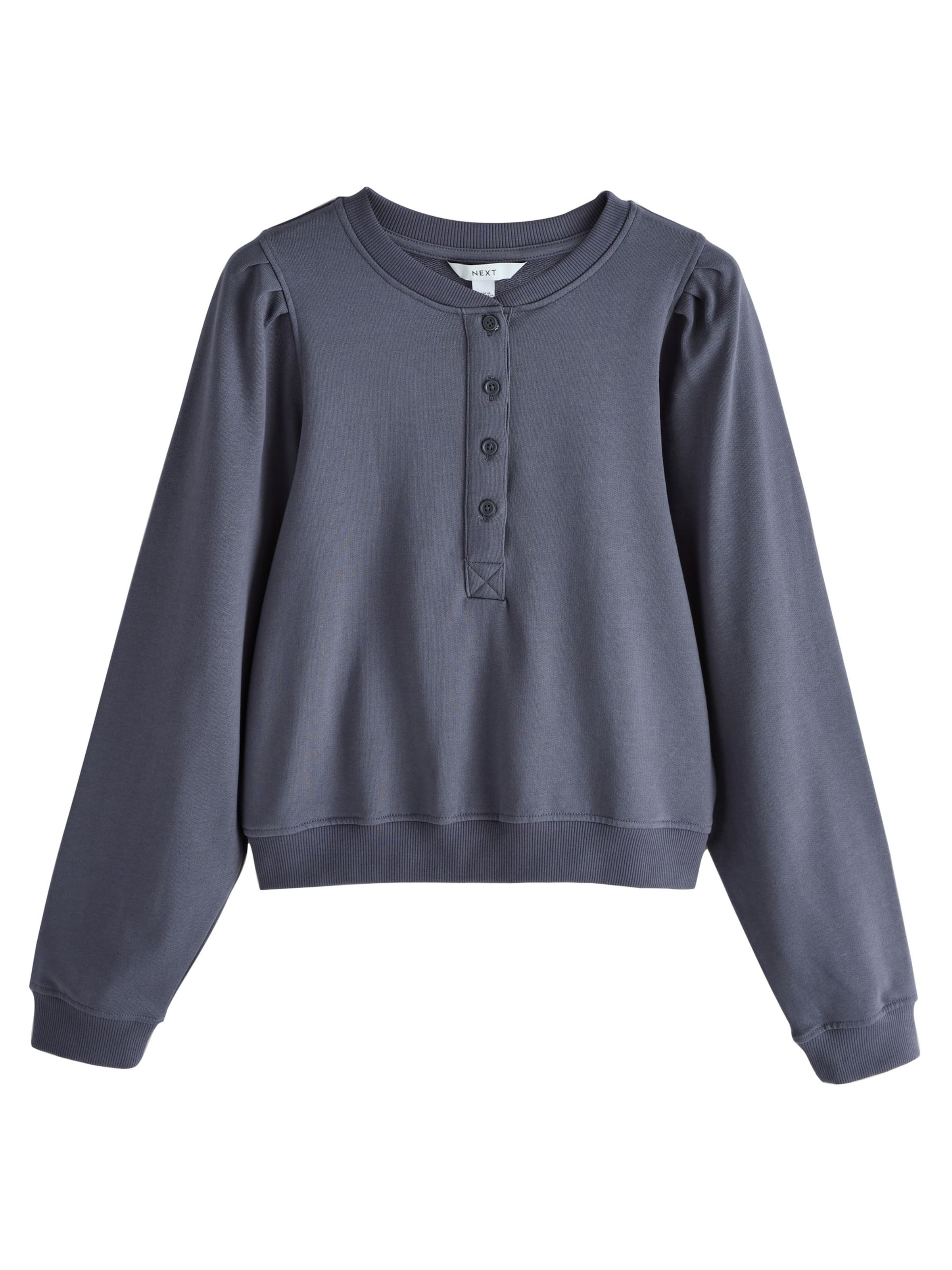 Next Mikina – modrá: přední strana