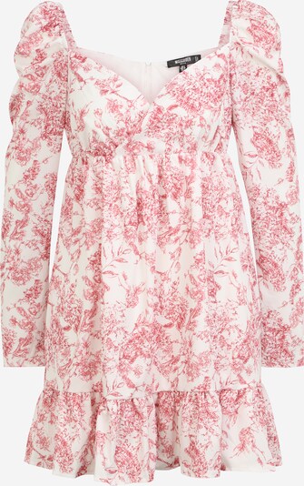 Missguided Petite Robe en rose / blanc, Vue avec produit