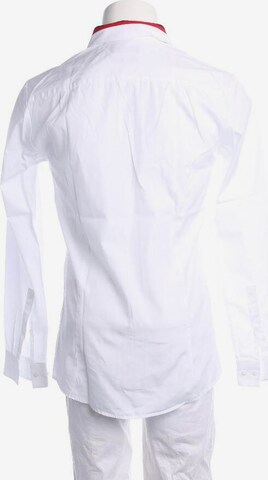 HUGO Freizeithemd / Shirt / Polohemd langarm S in Weiß