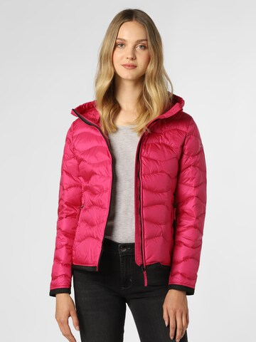 Marie Lund Winter Jacket in Pink: front