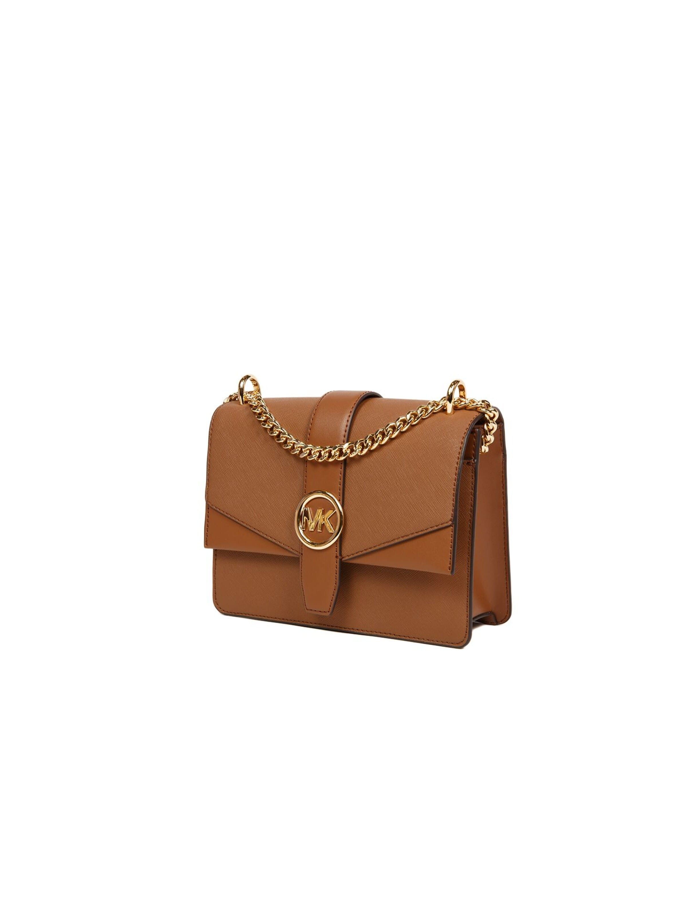 Michael Kors - Bolso de hombro 'Greenwich Small Flap Crossbody Bag' en marrón