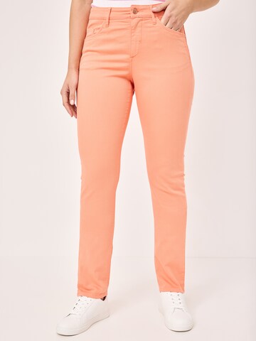 PADDOCKS Slim fit Pants in Orange: front