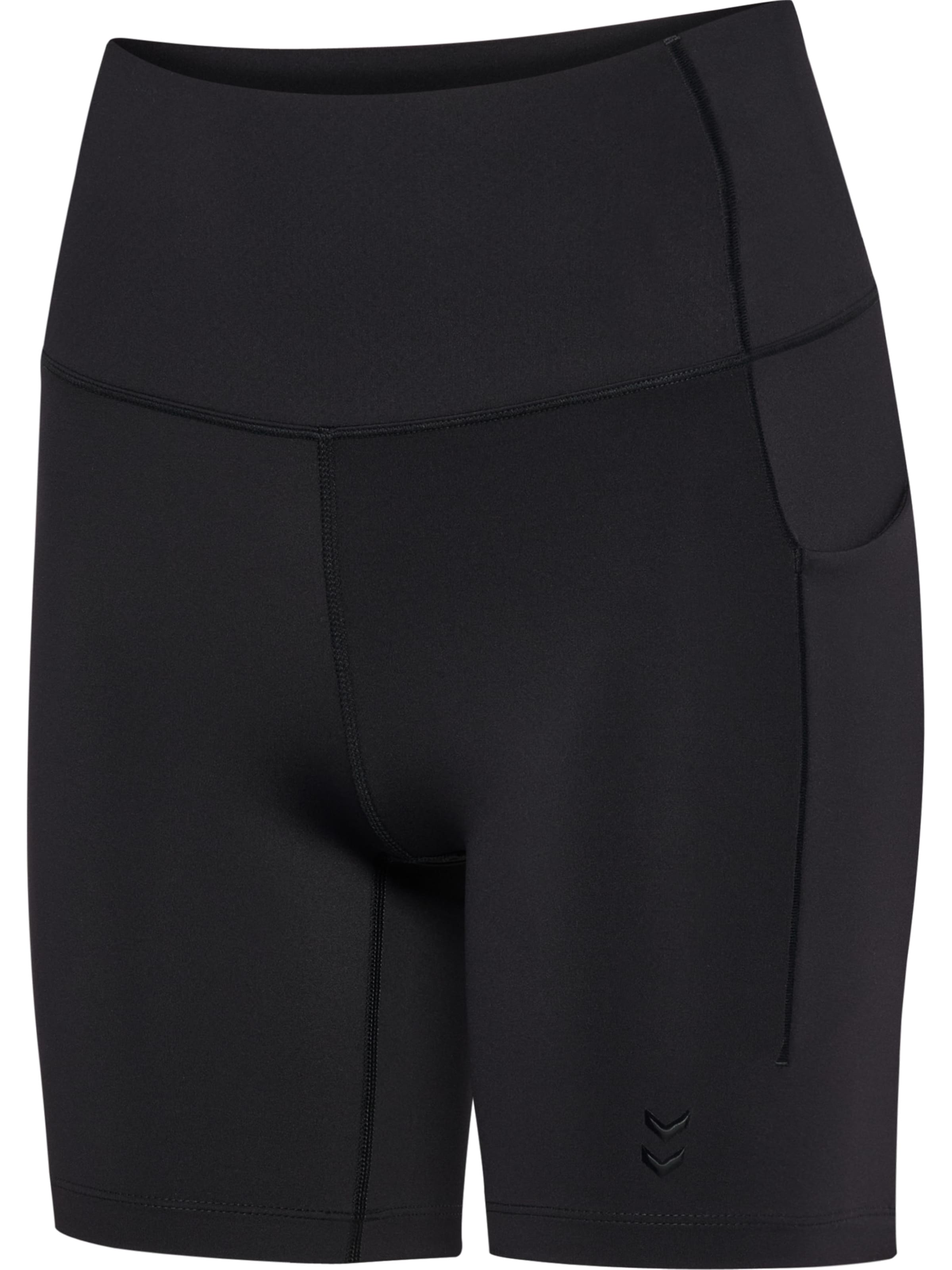 Hummel Skinny Sportbroek in Zwart