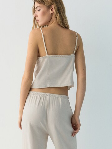 Pull&Bear Toppi 'PACIFIC' värissä beige