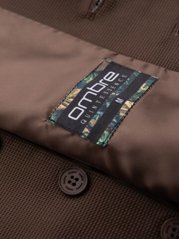 Ombre Bodywarmer 'OM-BLZV-0144' in Bruin