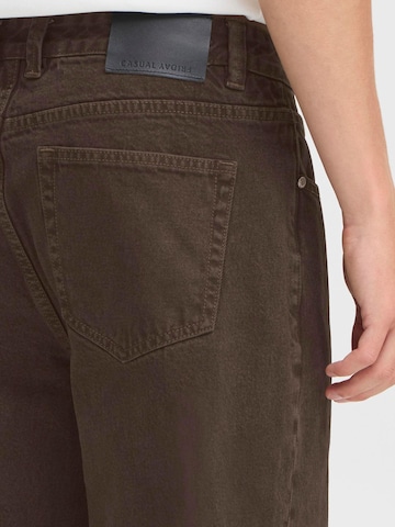 Casual Friday - Loosefit Calças de ganga ' CFHALLUND ' em castanho