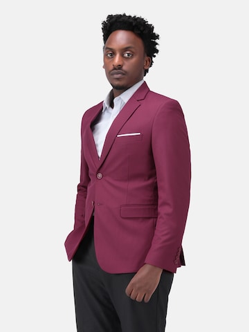 YOUTHUP Slim fit Suit Jacket 'Duplo' in Red