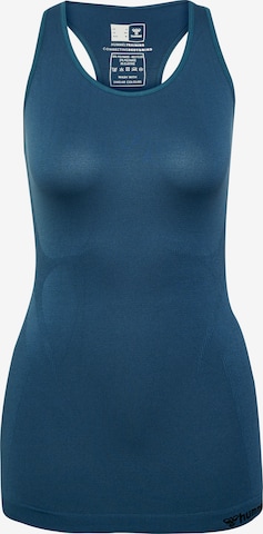 Hummel Functioneel shirt in Blauw: voorkant