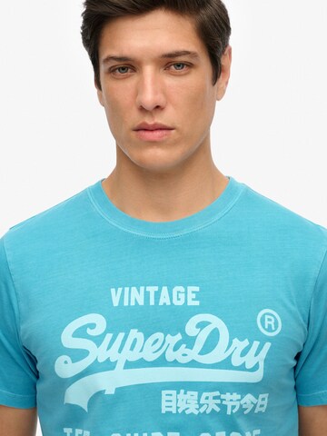 Superdry Shirt in Blauw