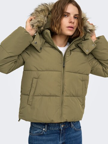 ONLY Winter jacket 'ONLJuta' in Green
