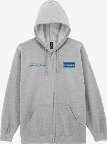 Veste de survêtement Oasis en gris : devant