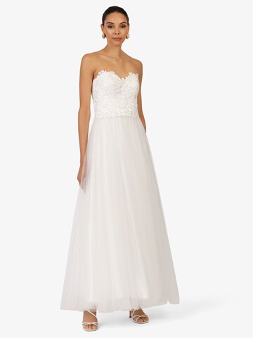 Kraimod Evening Dress in White: front
