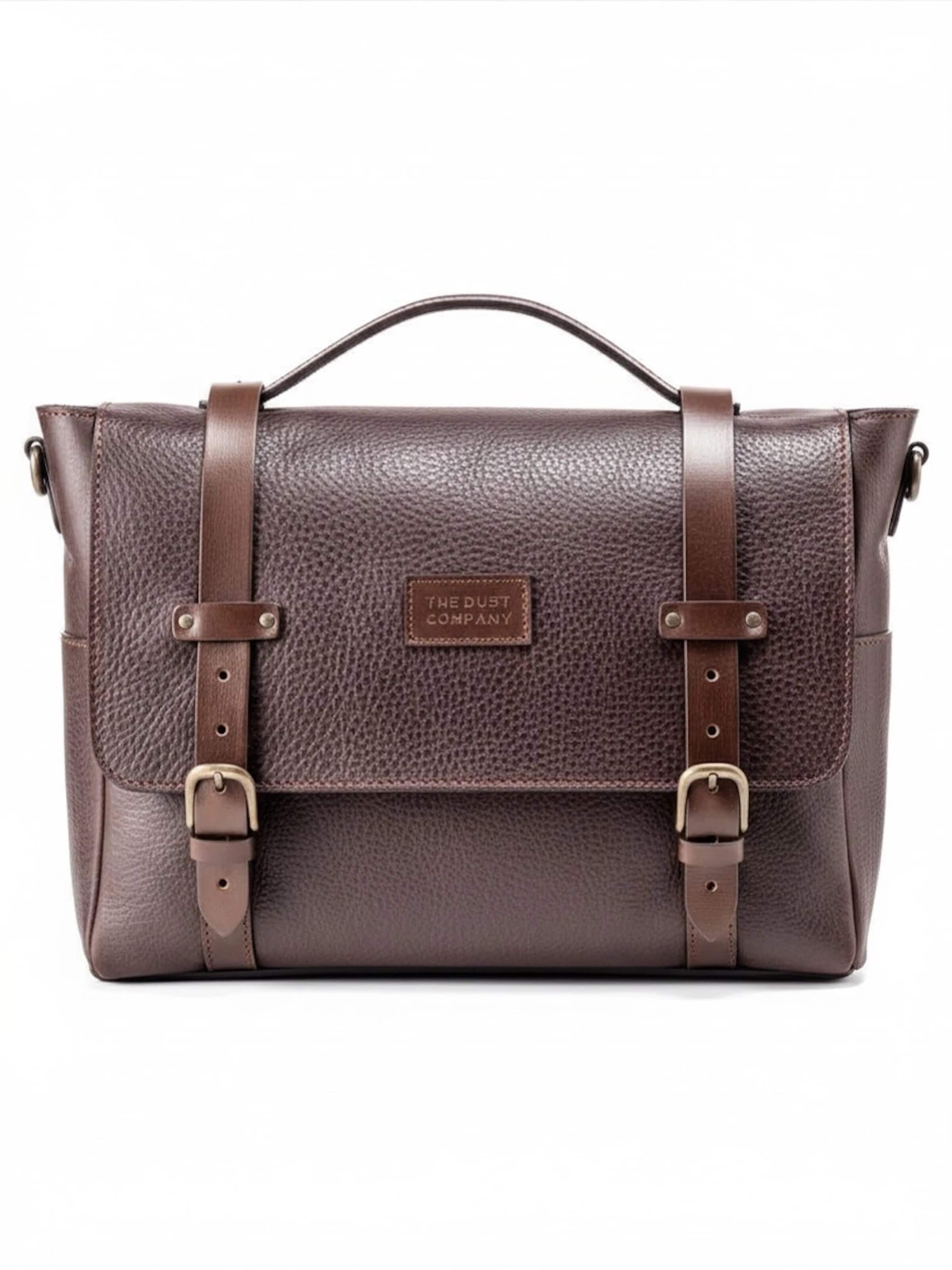 Messenger THE DUST COMPANY en marron : devant