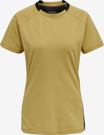 Hummel Performance Shirt 'Cima' in Brown: front